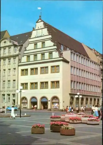 Ansichtskarte DDR Leipzig Alte Waage 1981