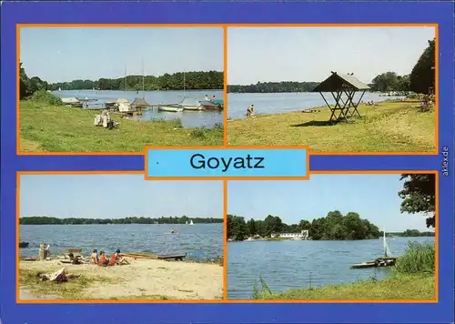 Ansichtskarte Goyatz-Schwielochsee Schwielochsee 1986