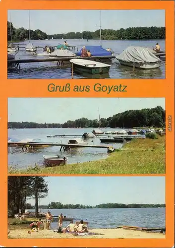 Ansichtskarte Goyatz-Schwielochsee Schwielochsee 1986