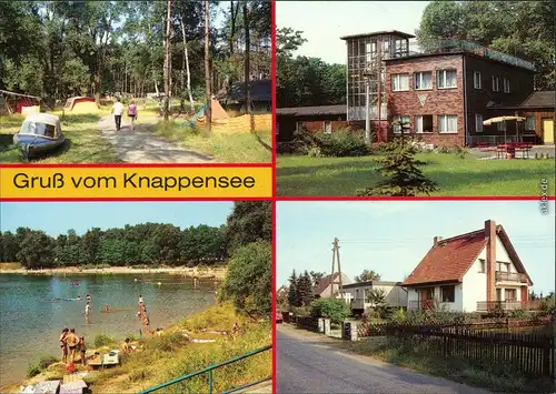 Koblenz-Lohsa Campingplatz, Jugendtouristenhotel, Koblenzer Bucht, Ort 1988