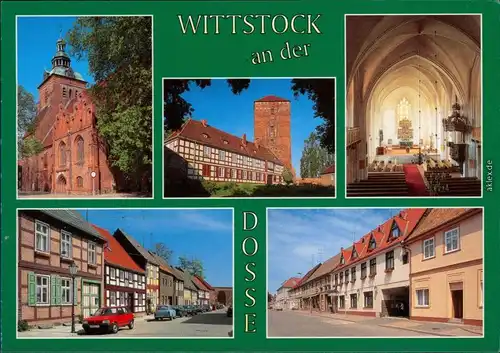 Wittstock/Dosse Marienkirche, Ostprignitzmuseum und Amtsturm,   1995