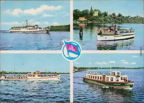 Ansichtskarte Stralsund Fähren in Stralsund 1967