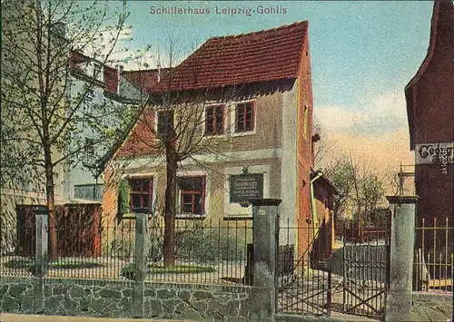 Ansichtskarte Gohlis-Leipzig Schillerhaus 1992