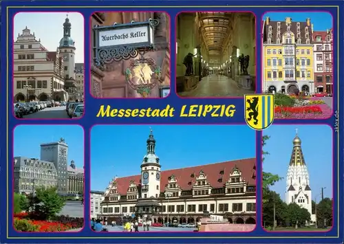 Leipzig Altes Rathaus, Eingang zu Auerbachs Keller, Mädler-Passage 1995