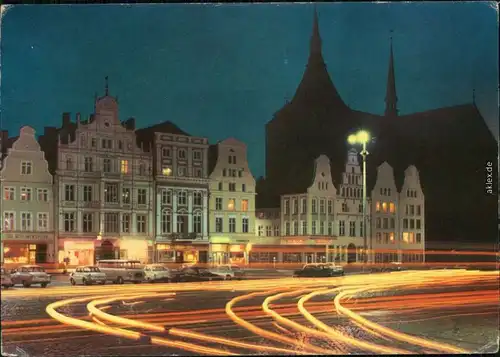 Ansichtskarte Rostock Ernst-Thälmann-Platz 1970