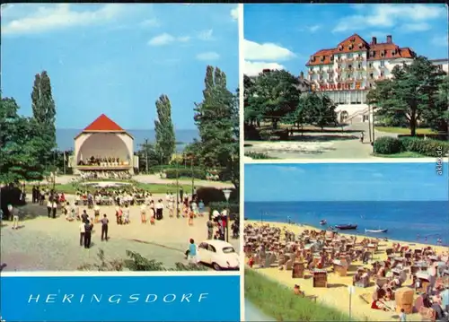 Heringsdorf  Usedom Konzertplatz, FDGB-Erholungsheim "Solidarität" 1969