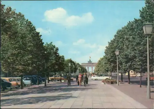 Ansichtskarte Mitte-Berlin Unter den Linden 1967