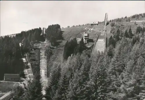 Ansichtskarte Oberwiesenthal Spungschanzen 1981