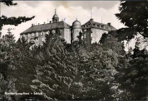 Ansichtskarte Blankenburg (Harz) Schloss 1972