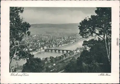 Ansichtskarte Ansichtskarte Trier Panorama-Ansicht 1952