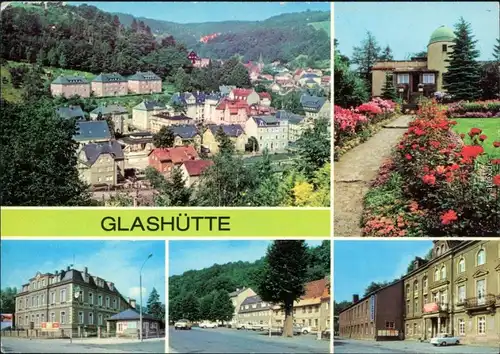 Glashütte Sternwarte, August-Bebel-Straße, Ernst-Thälmann-Straße,  1980