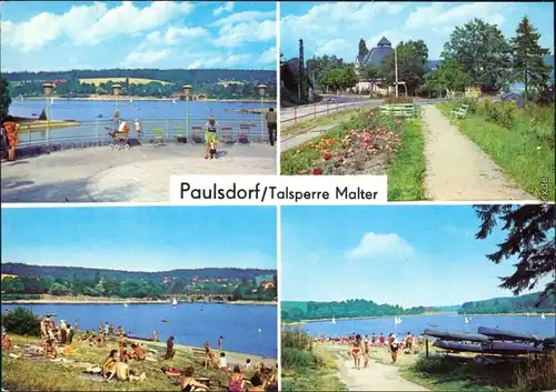 Paulsdorf Dippoldiswalde Stausee, HO-Gaststätte "Seeblick" Campingplatz 1982