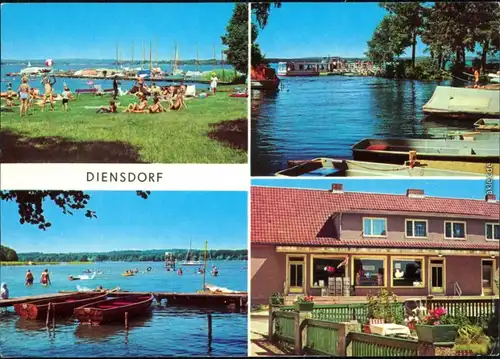 Diensdorf Radlow Scharmützelsee Ansichtskarte Bild Heimat 1981