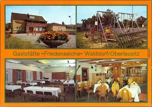 Ansichtskarte Ansichtskarte Walddorf-Kottmar Gaststätte "Friedenseiche" 1984
