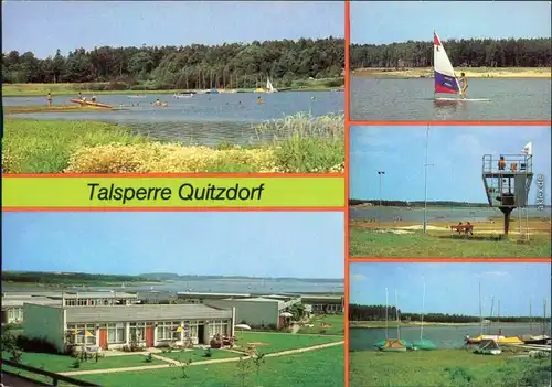 Ansichtskarte Ansichtskarte Quitzdorf am See  Talsperre Stausee Quitzdorf 1984