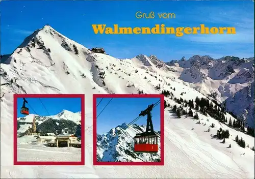 Ansichtskarte Kleinwalsertal-Mittelberg Walmendingerhorn - Seilbahn 1999