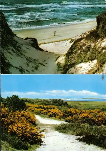 Ansichtskarte Gemeinde Sylt Strand 1977