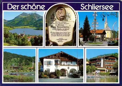Ansichtskarte Ansichtskarte Schliersee Ansichten 1986