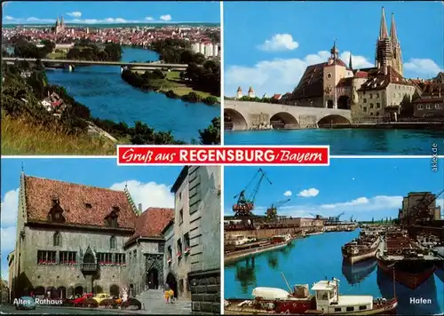 Ansichtskarte Regensburg Ansichten 1998