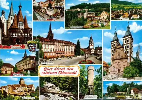 Baden-Württemberg  Michelstadt, Bad König, Burg Breuberg, Schloss Erbach 1992