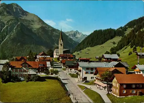 Ansichtskarte Mittelberg Panorama-Ansicht 1988