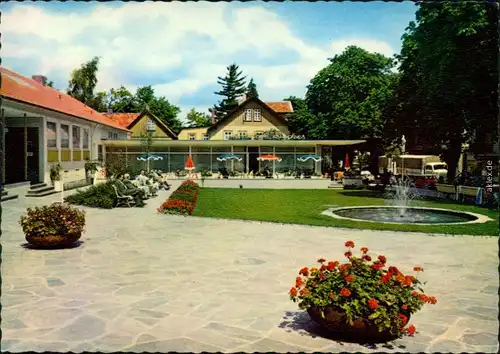 Ansichtskarte Bad Harzburg Kurverwaltung und Café Decker 1961