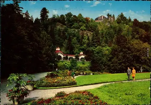 Ansichtskarte Bad Berneck im Fichtelgebirge Kurpark 1974