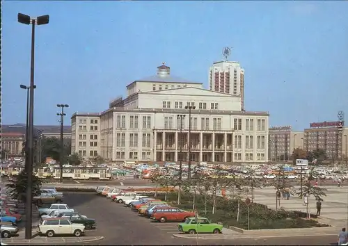 Ansichtskarte Leipzig Oper 1986