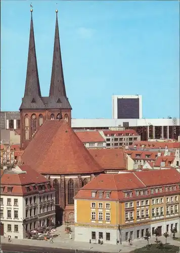 Ansichtskarte Ansichtskarte Mitte-Berlin Nikolaiviertel 1989