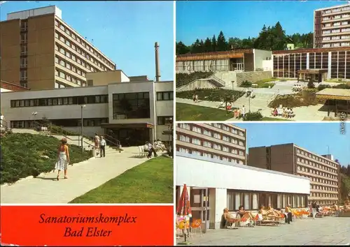 Ansichtskarte Bad Elster Dr. Köhlers Sanatorium 1986
