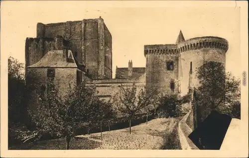 Ansichtskarte Loches Château de Loches/Schloss Loches 1935