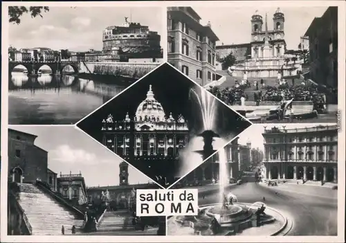 Ansichtskarte Rom Roma saluti da Roma 1941