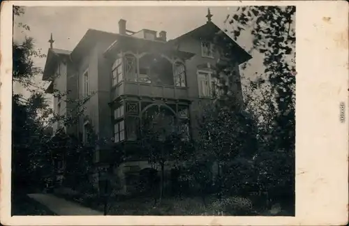 Ansichtskarte Tharandt Villa - Privatfoto 1929 