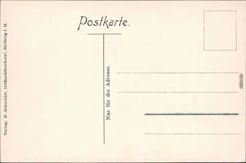 Ansichtskarte Stolberg (Harz) Blick auf die Stadt 1918