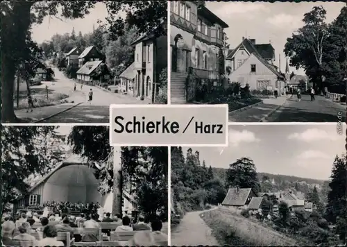 Ansichtskarte Ansichtskarte Schierke Straßenansichten, Konzertplatz 1964