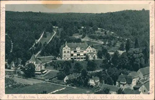 Ansichtskarte Coswig LK Meißen Heilstätte Lindenhof 1931 