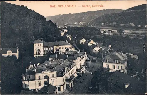 Ansichtskarte Bad Schandau Panorama Ansicht 1906