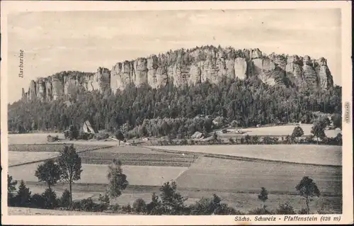 Pfaffendorf-Königstein (Sächsische Schweiz)  Pfaffenstein 1953