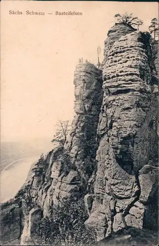 Ansichtskarte Ansichtskarte Rathen Basteifelsen (Sächsische Schweiz) 1912