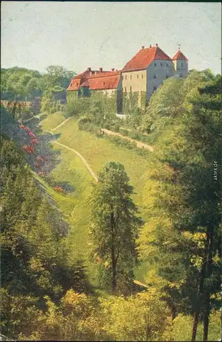 Ansichtskarte Meißen Partie am Schloß Siebeneichen 1916 