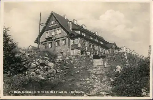 Bad Flinsberg Świeradów-Zdrój Heufuderbaude/Schronisko Na Stogu Izerskim 1932 