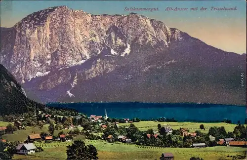 Ansichtskarte Altaussee Alt-Aussee mit Trisselwand 1911
