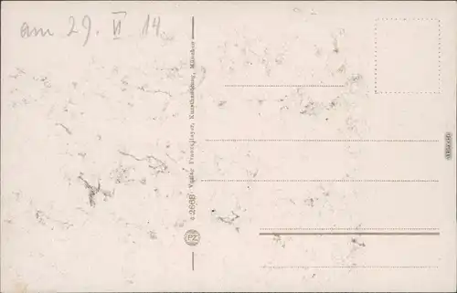 Ansichtskarte Garmisch-Partenkirchen Eibsee mit Zugspitze 1914