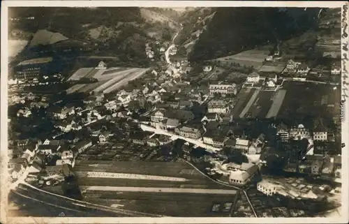 Ansichtskarte Uhlstädt-Kirchhasel Luftbild aus großer Höhe 1931 