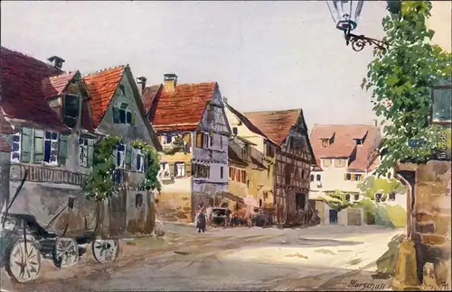 Ansichtskarte Ansichtskarte Tübingen Jacobsgasse 1922 