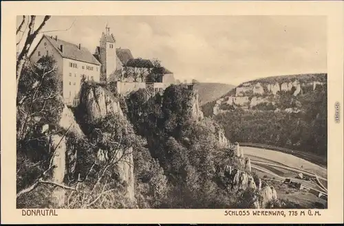 Ansichtskarte Beuron Schloß Werenwag 1922 