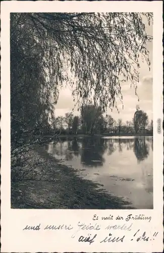 Ansichtskarte  Es naht der Frühling 1934