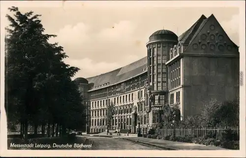 Ansichtskarte Leipzig Deutsche Bücherei 1954 
