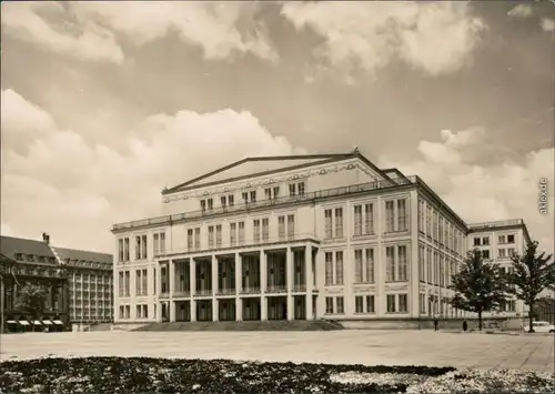 Ansichtskarte Leipzig Oper am Augustusplatz/Karl-Marx-Platz 1971