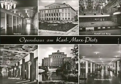 Ansichtskarte Leipzig Opernhaus 1973